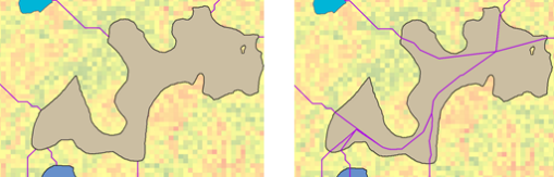 Konnektorpfade innerhalb einer Region