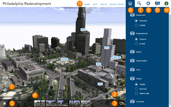 Visionneuse web CityEngine