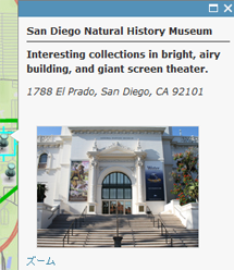 カスタム属性表示があるポップアップ カスタム属性表示があるポップアップ