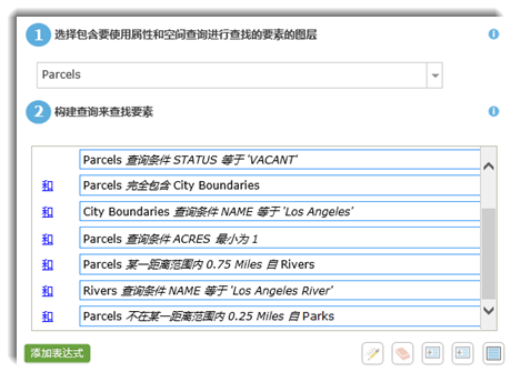 用于查找宗地的查询