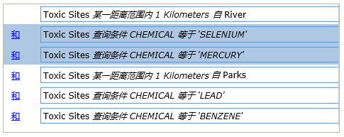 选择第一组属性表达式